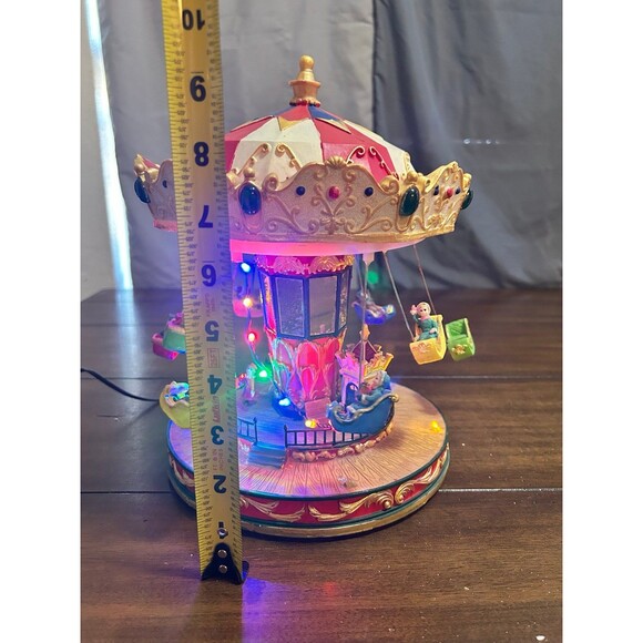 Vintage Home Accents Canterbury Lane Flying Sleigh Ride Christmas Village Piece - Picture 6 of 11